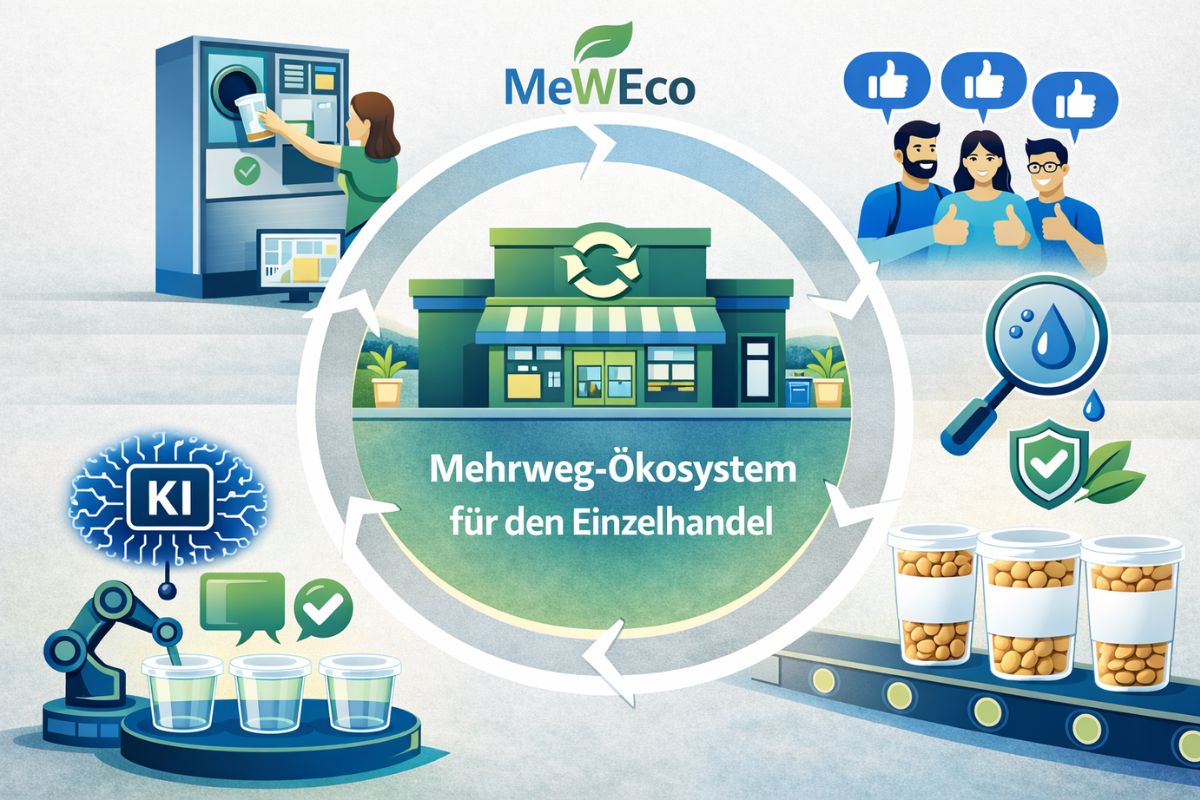 Mehrweg-Ökosystem zur Etablierung von Mehrwegverpackungssystemen unter Einhaltung von Qualitätsstandarts mit Fokus auf Verbraucherakzeptanz (MeWEco)
